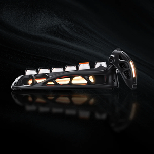 Nouveau Mercury K1 Pro - <span class=keywords><strong>Orange</strong></span> vif, alliage d'aluminium, 75% de touches, commutateur linéaire tri-mode, amortissement en mousse, double RGB indépendant, souris de jeu - Product Image 5