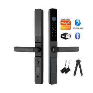 Serrure intelligente TTLOCK, <span class=keywords><strong>prix</strong></span> d'usine, OEM ODM, WiFi intelligent, BLE, empreinte digitale, étanche, acier inoxydable, aluminium, bois, serrure de porte intelligente, serrure étroite - Product Image 1