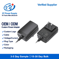 Adaptateur secteur mural, alimentation 12V 2A 24W, prise EU US UK AU, FCC ETL CE GS pour bande LED, caméra CCTV, routeur, OEM ODM