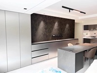 CUNYANG Panneaux muraux de fond décoratifs verticaux flexibles de haute qualité Placage de bois de charbon de bois de bambou