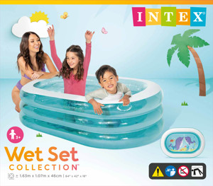 <span class=keywords><strong>Intex</strong></span> 57482 Piscina inflable de jardín para niños al aire libre Piscina de baño <span class=keywords><strong>ovalada</strong></span> con herramientas y accesorios duraderos - Product Image 4