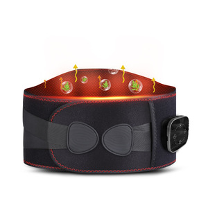 Sabuk pijat pinggang pemanas nirkabel, pelindung pinggang fisioterapi elektrik - Product Image 1