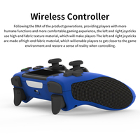 Manette de jeu Turbo Vibration pour contrôleur sans fil Sony PS4 PC BT Compatible avec les fonctionnalités de la console de jeu Moteur de vibration