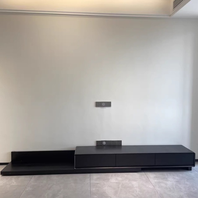 Wholesale Nordic Style Modern Wooden Movable TV Stand Floating TV Cabinet