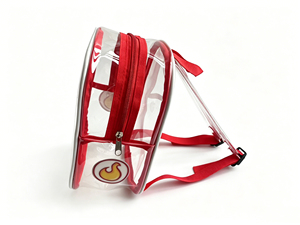High Quality Transparent Clear School <b>Backpack</b> Water-Resistant PVC Plastic <b>Backpack</b> Reinforced Shoulder Straps - Product Image 3