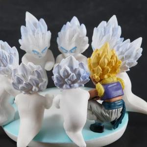 Figura Coleccionable de Gotenks Super Saiyan de DBZ con Clones Fantasma y Escena de Ataque Kamikaze para Fanáticos del Anime, Juguete Modelo para Decoración - Product Image 4