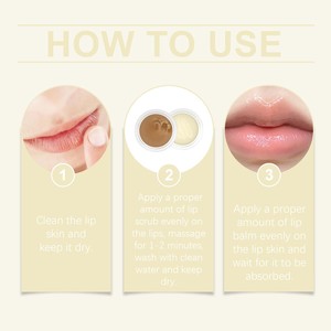 Haute qualité 2 en 1 maquillage soin des lèvres ensemble baume et gommage hydratant Anti fissuration Kit de soin des lèvres - Product Image 6