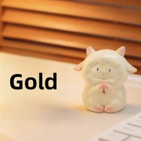 Boîte Mystère Figurine Mystère Lumineuse en Éco-résine, Chat Animal Zen, Mignonne Kawaii, Ornement de Bureau, Cadeau, Vente en Gros, Personnalisable