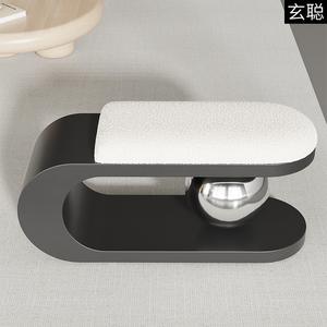 लक्जरी-आधुनिक यू-आकार के सोफे के साथ टफ्फ्टेड सुविधा स्टेनलेस स्टील फैब्रिक उच्च-लोचदार फोम भरने के लिए अंदर - Product Image 2