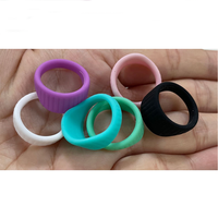 Anneau de protection en silicone personnalisable pour le sport et le fitness, anti-rayures, avec strass, produit en caoutchouc personnalisable