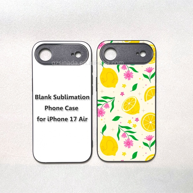 New Arrival TPU Full Camera Protection 2d Sublimation Blanks Phone Cases for iPhone 17 Air