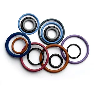 China Factory's Industrial Micro Silicone Rubber Ring Seals NBR FKM FPM EPDM PTFE PU Silicone Flat Rubber Micro Rings Moulding