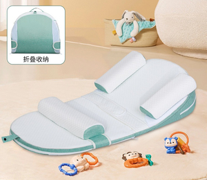 แผ่นรองน้ำนมป้องกันการถ่มน้ำลายสำหรับเด็กทารกหมอนน้ำนมลาดป้องกันการสำลักที่นอนที่สมบูรณ์แบบสำหรับป้อนอาหารทารกแรกเกิดขณะนอน - Product Image 6