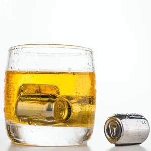 Cola Cans Shape Stainless Steel Whiskey Ice Cubes Chilling Stones Rocks