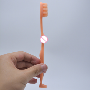 Brinquedo para Festa de Despedida de Solteira, 2 Peças/Conjunto, Acessórios Sexuais Engraçados em Forma de Pênis e Seios, Escovas de Dente para Festa de Despedida de Solteiro - Product Image 2