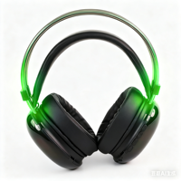 Casque de disco silencieux en gros, disco silencieux à 3 canaux, casque de disco silencieux à LED pour soirée dansante silencieuse