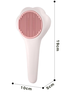 Brosse de nettoyage pour animaux de compagnie en forme de patte mignonne NiBao en gros, brosse pour chiens et chats pour enlever les poils flottants - Product Image 3