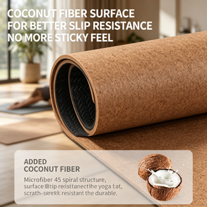 Tapis de yoga en caoutchouc naturel antidérapant, professionnel, pour la maison, isolation acoustique et absorption des chocs, fitness - Product Image 5