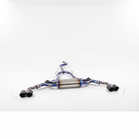 Sistema de Escape Deportivo con Válvulas para BMW X5/X6 B58 3.0T G05/G06 2019-2023, Tubos de Titanio, Silenciador Catback con Kit de Control