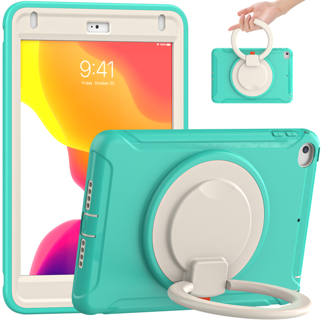 Kids Case for Apple iPad Mini 1 2 3 4 5 7.9-inch With 360 Full Rotating Convenient Handle Stand for Hands-Free Shockproof & Kids