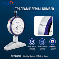 Jauge de profondeur à cadran Teclock DM-210, instrument de mesure de haute précision 0,01 mm, fabriqué au Japon, outil d'inspection industrielle