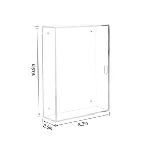 Wall Mount Vertical rõ ràng hiển thị Kinh Thánh trường hợp gia đình cũ Kinh Thánh gia truyền Organizer Box hiển thị trường hợp đối với cuốn sách đồ trang sức Collector - Product Image 3