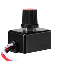 HOOANKE DC 12V LED variateur interrupteur bouton réglable luminosité bande lampe pilote basse tension LED bande lumineuse variateur