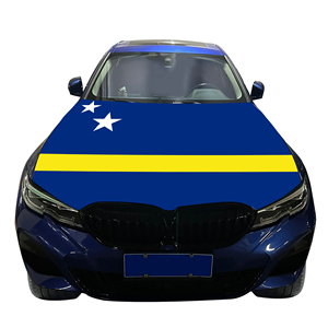 Funda para Capó de Coche con Bandera de la <span class=keywords><strong>Isla</strong></span> de Curazao, Funda para Motor de Coche con Bandera, Venta Directa de Fábrica de Tela Elástica Personalizada al por Mayor - Product Image 5