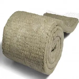 Rock wool price /mineral wool insulation blanket with wire mesh/insulation rock wool