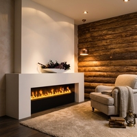 Cheminée à vapeur d'eau 3D pour la décoration intérieure, avec télécommande et application, idéale pour la maison et l'hôtel - Vente flash