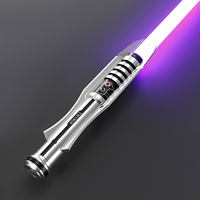 Pedang Laser Nexussabers Star Wars Jedi Revan Heavy Dueling dengan Kontrol Gerak, Perubahan Warna Tak Terbatas, untuk Perlengkapan Film