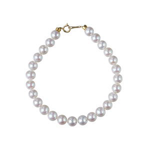 18K Strong Natural <b>Freshwater</b> Real <b>Pearl</b> <b>Bracelet</b> Versatile High-End Luxury DIY Bangle with Light Temperament - Product Image 5