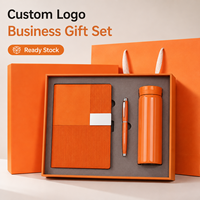 Coffret Cadeau d'Entreprise Personnalisable, Carnet A5 100 Pages, Tasse Isotherme en Acier Inoxydable, Stylo, Coffret Cadeau Annuel d'Entreprise