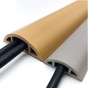 Bộ Quản Lý Dây Sàn Wiremold, Corduct, Bảo Vệ Dây, Bộ Tổ Chức Dây Và Hider, Vỏ Cáp Cao Su Và Kem Che Khuyết Điểm, Màu Xám - Product Image 1