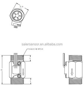 Saiersensor Lage Druk Automatische Messing Besturingssensor Materiaal Hal Effect Flow <span class=keywords><strong>Sensor</strong></span> Waterstroom <span class=keywords><strong>Sensor</strong></span> - Product Image 3