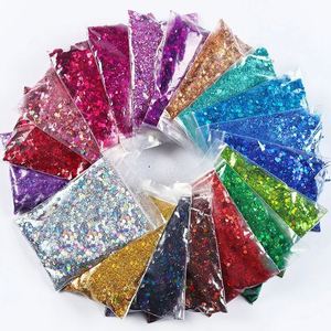 Paillettes de Noël en gros à couleurs changeantes, mélange fin à forte couvrance pour nail art de Noël, ornements en résine, bricolage et décoration de fêtes - Product Image 1