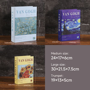 Libro falso, exhibición de artesanía, libro ficticio de tapa dura con decoración, libros de imitación de madera para estanterías en salas de estudio y oficinas - Product Image 5