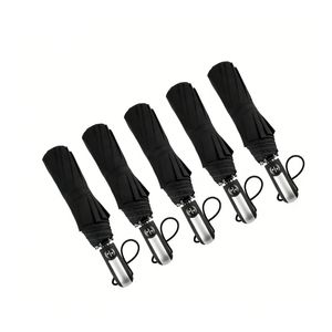 Paraguas de Regalo Baratos al por Mayor, Portátiles, Resistentes al Viento 10K, Apertura Automática, Plegables en 3 Secciones, con Logotipo - Product Image 1