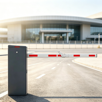 Portillon tournant à moteur sans balais à économie d'énergie avec reconnaissance biométrique et interphone vocal pour l'accès du personnel hospitalier