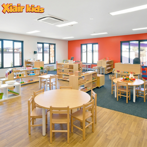 Ensemble de meubles de rangement Montessori en bois pour la maternelle, tables et chaises pour la garderie, la salle de classe et la salle de jeux pour enfants - Product Image 1