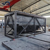 Silo conteneur portable avec alimentation manuelle par sac pour des coûts d'exploitation réduits
