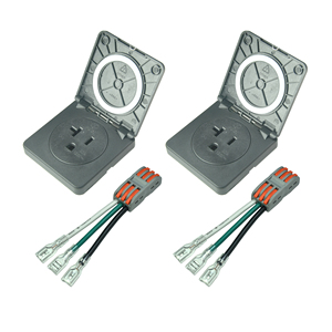 <span class=keywords><strong>Prise</strong></span> de courant 20Amp NEMA 5-20R avec couvercle résistant aux intempéries pour <span class=keywords><strong>camping</strong></span>-car en plein air - Product Image 2