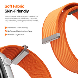 Correa de reloj portátil compatible con Apple iWatch, correa magnética de tela, correa universal para reloj inteligente Apple - Product Image 6