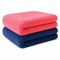 Serviette de lavage auto en microfibre 410 g/m² 65x90 cm, ultra absorbante, séchage rapide, sans rayures, douce, pour le detailing automobile, vente en gros