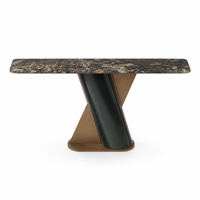 Table console moderne en acier au carbone pour salon, chambre et décoration d'hôtel