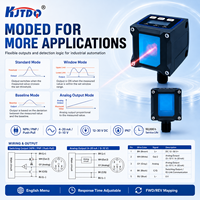 Sensor Jarak Laser KJT-D 4 Mode Deteksi dengan Data Analog Jendela Standar untuk Kondisi Kerja Kompleks