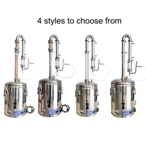 Extracteur d'huiles essentielles électrique automatique en acier inoxydable et verre borosilicate de haute qualité, machine de distillation à la vapeur 15/25/33/50/70/98L - Product Image 3