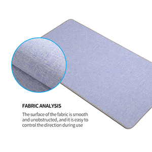Tapis de souris de bureau de grande taille en caoutchouc personnalisé plusieurs couleurs tapis de souris de jeu - Product Image 2
