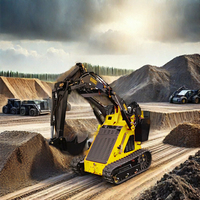 Günstiger BEAVER Raupenlader mit Honda-Motor und Permco-Pumpe, 18,4 kW, Hohe Effizienz, 12 Monate Garantie