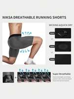 Boxer Briefs de Compression pour Hommes Personnalisés, Taille Mi-Haute, Ceinture Élastique, Tissu Respirant à Séchage Rapide de Qualité Supérieure, Motif Géométrique